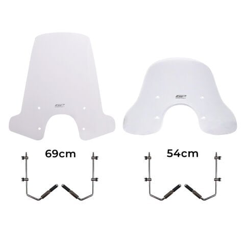 GP Kompozit Vespa GTS 300 / 150 Universal Uyumlu Ön Cam Şeffaf
