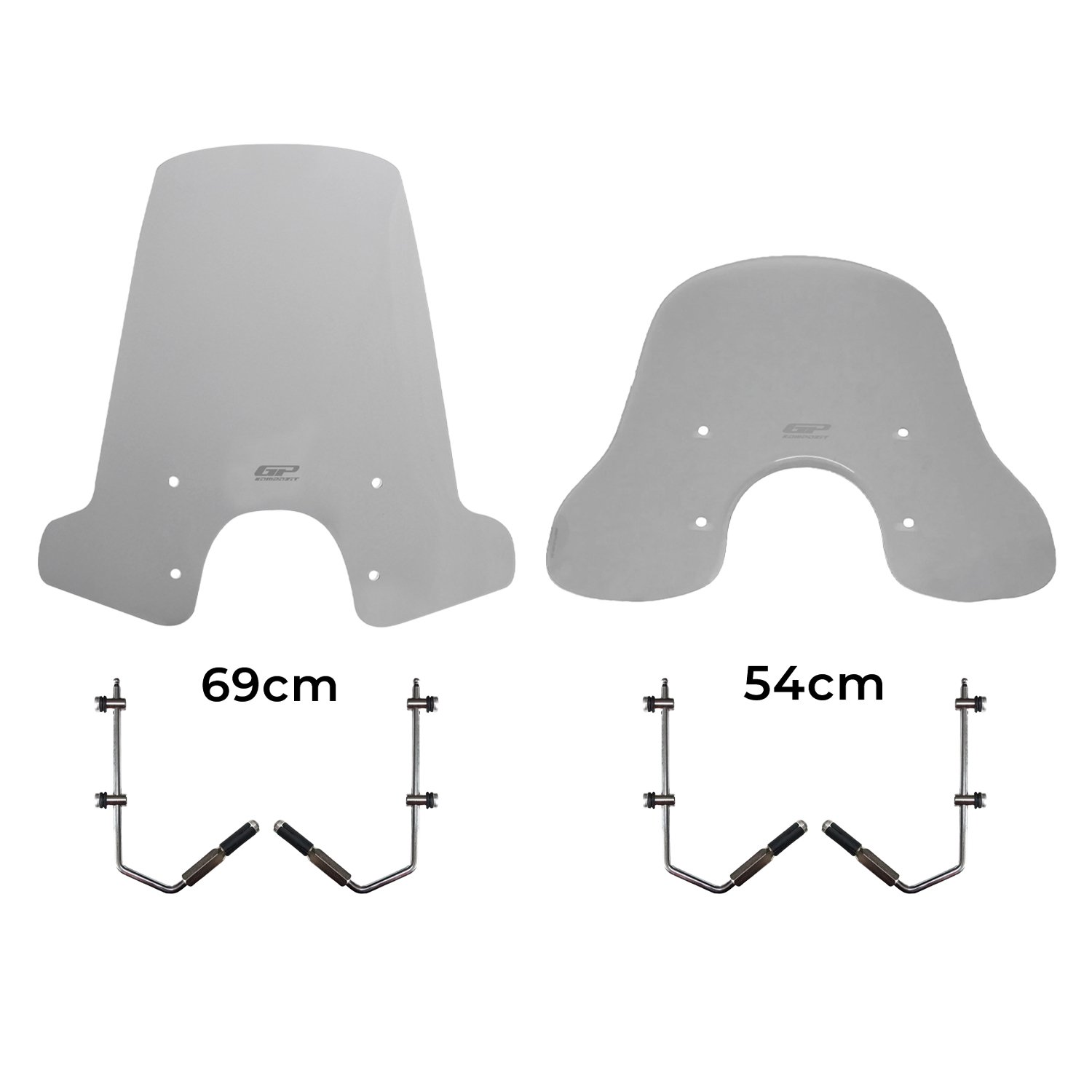 GP Kompozit Vespa GTS 300 / 150 Universal Uyumlu Ön Cam Füme