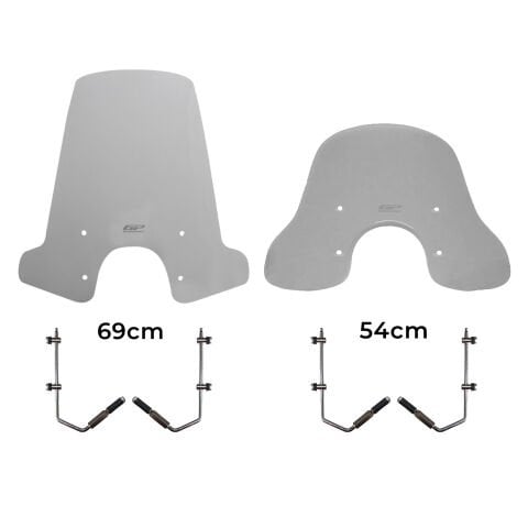 GP Kompozit Vespa GTS 300 / 150 Universal Uyumlu Ön Cam Füme