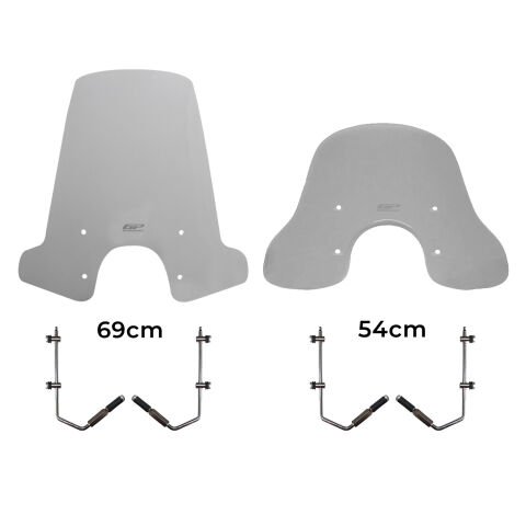 GP Kompozit Vespa GTS 300 / 150 Universal Uyumlu Ön Cam Füme