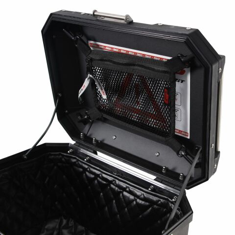 GP Kompozit 37 LT Alüminyum Motosiklet Çanta Uyumlu Çanta İçi File Siyah