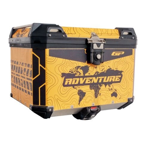 GP Kompozit DSN03 Universal 57 lt Desenli Alüminyum Motosiklet Çantası