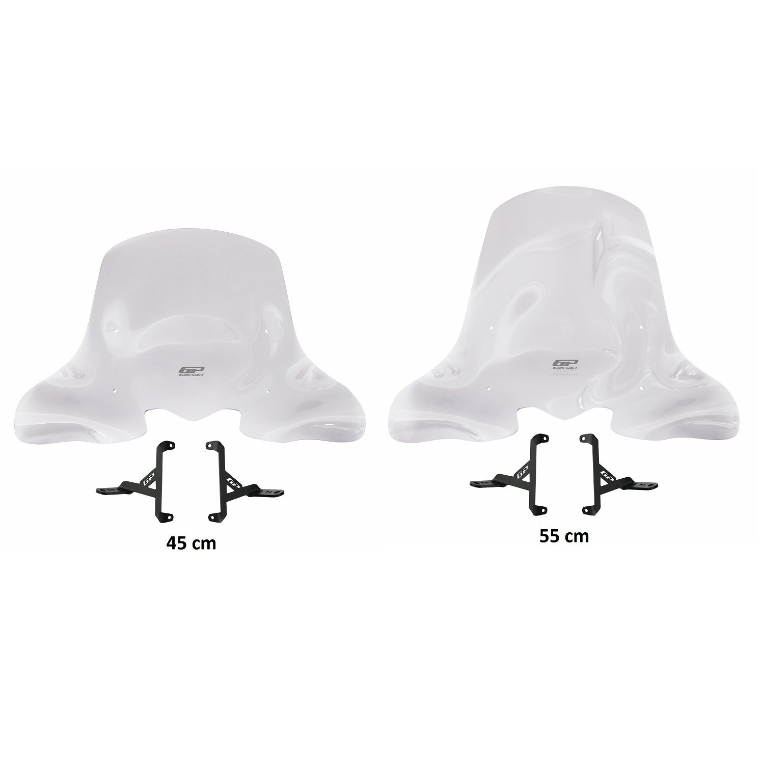 GP Kompozit Honda SH 125 2024-2025 Uyumlu Ön Cam Şeffaf