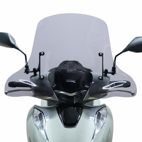 GP Kompozit Honda SH 125 2024-2025 Uyumlu Ön Cam Şeffaf 55 cm