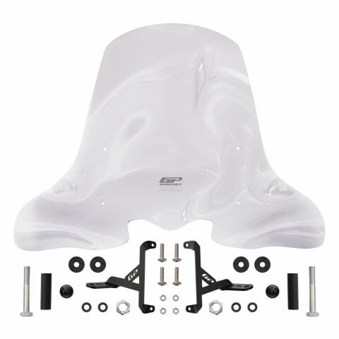 GP Kompozit Honda SH 125 2024-2025 Uyumlu Ön Cam Şeffaf 55 cm