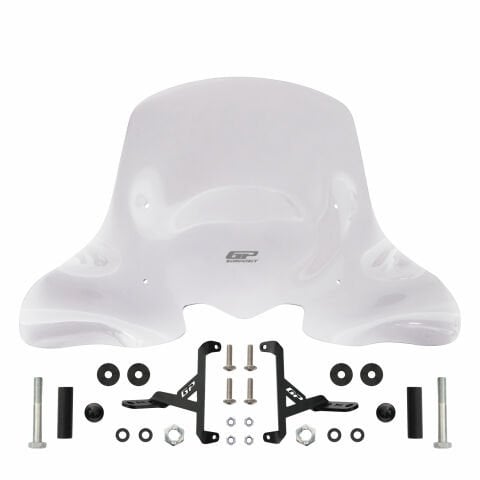 GP Kompozit Honda SH 125 2024-2025 Uyumlu Ön Cam Şeffaf 55 cm