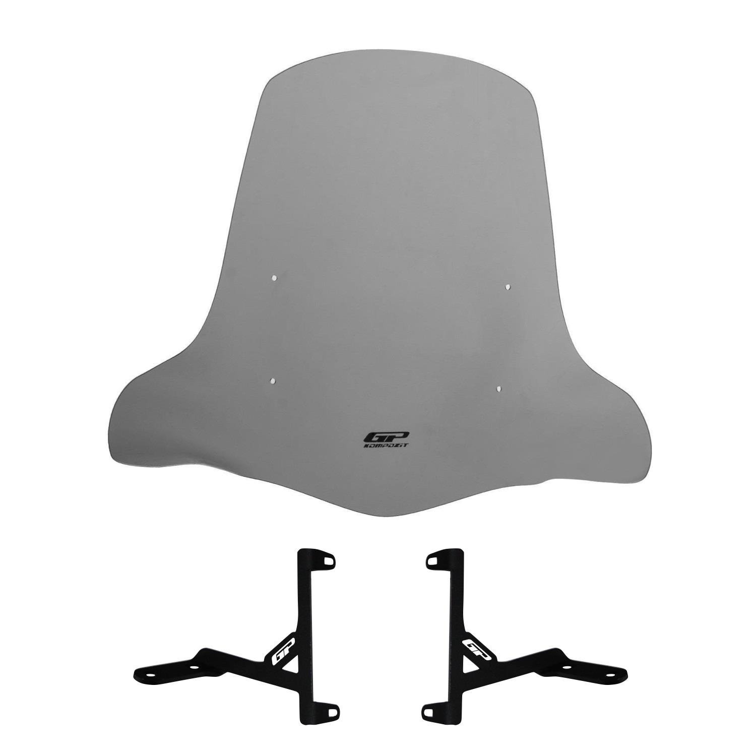 GP Kompozit Kanuni Resa 125 2022-2024 Uyumlu Ön Cam Füme