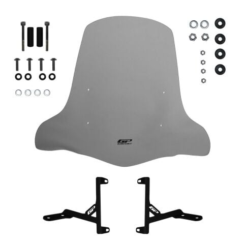 GP Kompozit Kanuni Resa 125 2022-2024 Uyumlu Ön Cam Füme