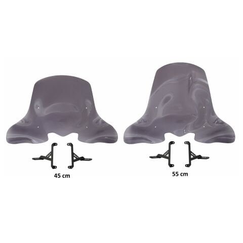 GP Kompozit Honda SH 125 2024-2025 Uyumlu Ön Cam Füme