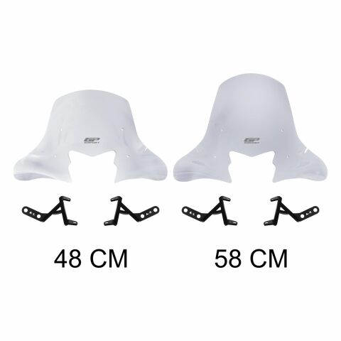 GP Kompozit Honda Activa 2023-2024 Uyumlu Ön Cam Şeffaf