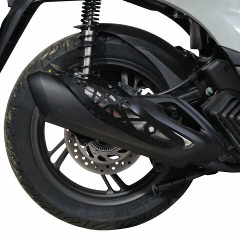 GP Kompozit Honda SH 125 2024-2025 Uyumlu Egzoz Koruma Kapağı Siyah