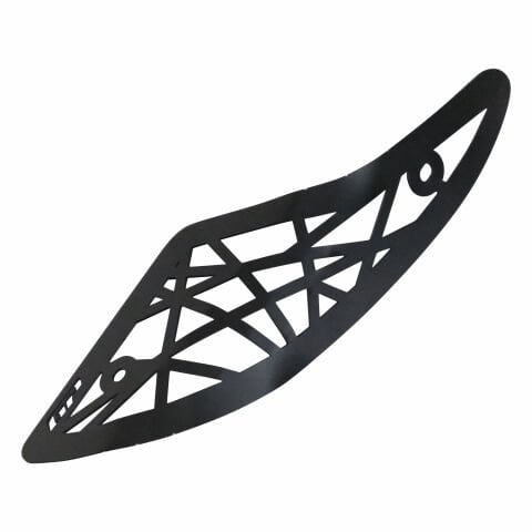 GP Kompozit Honda SH 125 2024-2025 Uyumlu Egzoz Koruma Kapağı Siyah