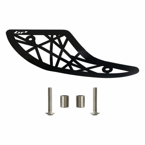 GP Kompozit Honda SH 125 2024-2025 Uyumlu Egzoz Koruma Kapağı Siyah