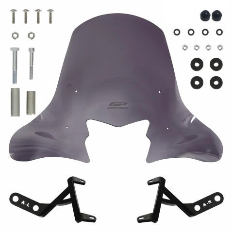 GP Kompozit Honda Activa 2023-2026 Uyumlu Ön Cam Füme