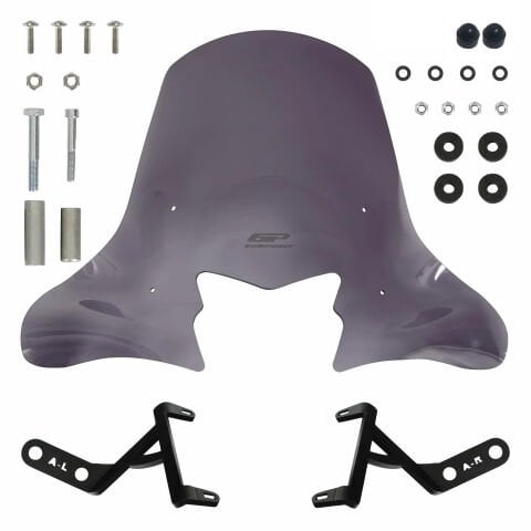 GP Kompozit Honda Activa 2023-2026 Uyumlu Ön Cam Füme