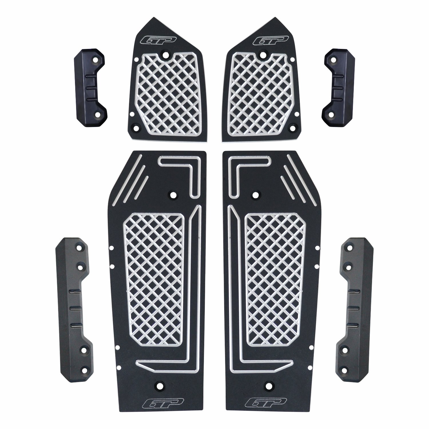 GP Kompozit Honda ADV 350 2023-2026 Uyumlu Basamak Alüminyum Siyah