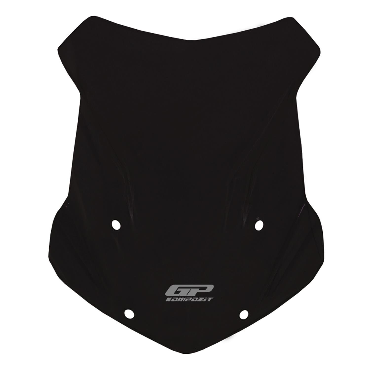 GP Kompozit BMW R 1200 GS / R 1250 GS 2013-2024 Uyumlu Ön Tur Camı Siyah