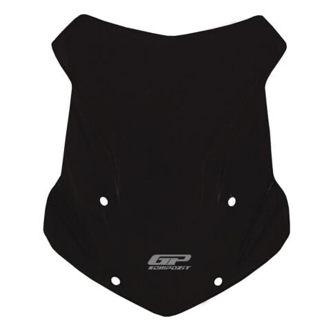 GP Kompozit BMW R 1200 GS / R 1250 GS 2013-2024 Uyumlu Ön Tur Camı Siyah