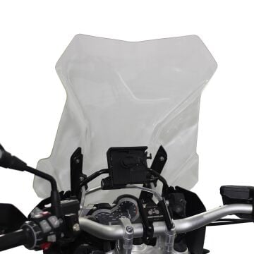 GP Kompozit BMW R 1200 GS / R 1250 GS 2013-2024 Uyumlu Ön Tur Camı Siyah