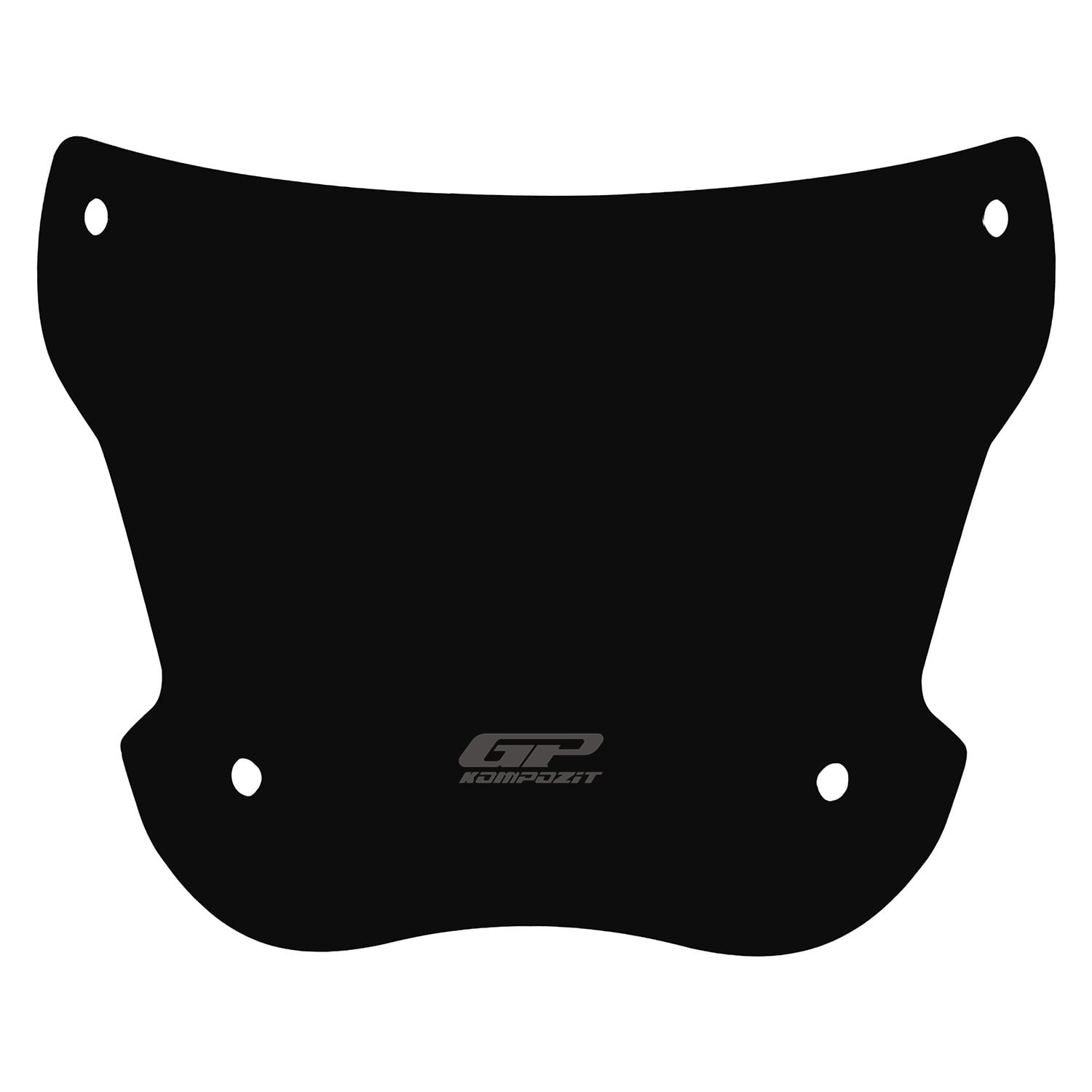 GP Kompozit Honda SH 350i 2021-2026 Uyumlu Ön Cam Siyah