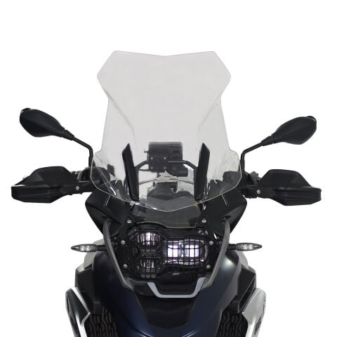 GP Kompozit BMW R 1200 GS / R 1250 GS 2013-2024 Uyumlu Ön Tur Camı Füme