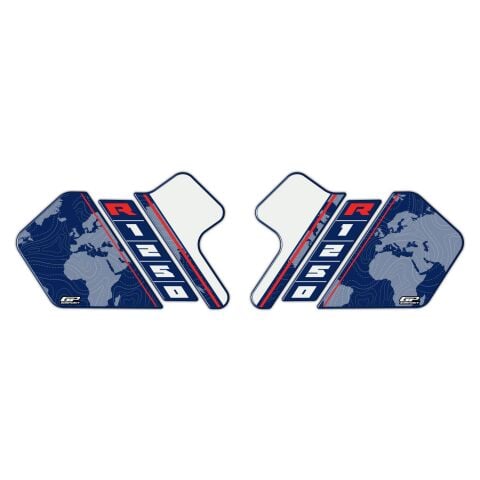 GP Kompozit BMW R 1250 GS / ADV 2018-2024 Uyumlu Yan Pad Trophy