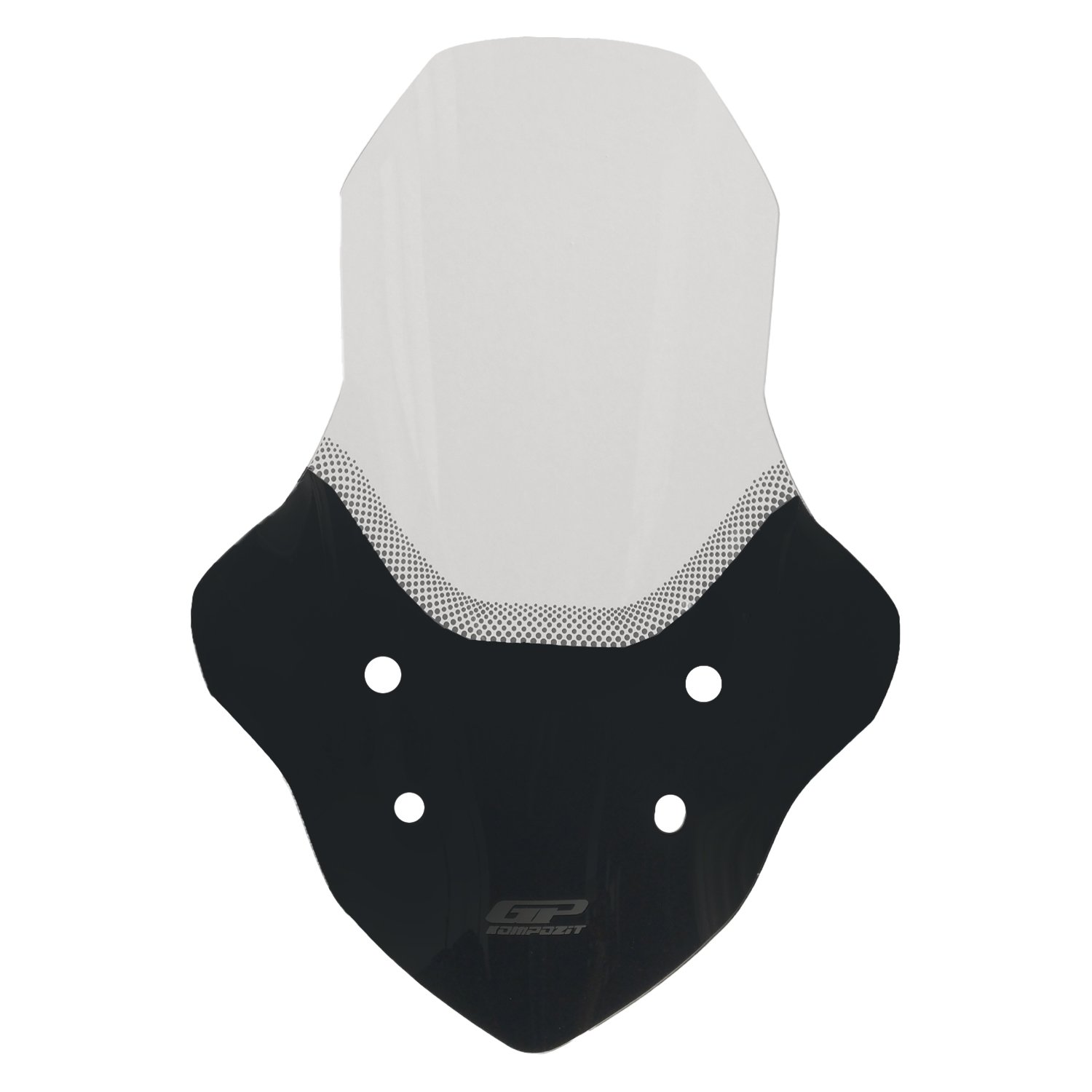 GP Kompozit Mondial Strada 125 2023-2025 Uyumlu Baskılı Ön Cam Şeffaf