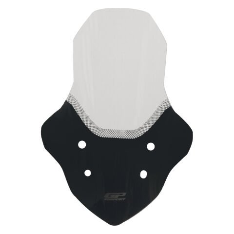 GP Kompozit Mondial Strada 125 2023-2025 Uyumlu Baskılı Ön Cam Şeffaf