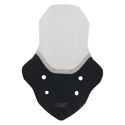 GP Kompozit Mondial Strada 125 2023-2025 Uyumlu Baskılı Ön Cam Şeffaf