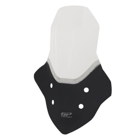 GP Kompozit Mondial Strada 125 2023-2025 Uyumlu Baskılı Ön Cam Şeffaf