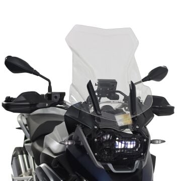 GP Kompozit BMW R 1200 GS / R 1250 GS 2013-2024 Uyumlu Ön Tur Camı Şeffaf