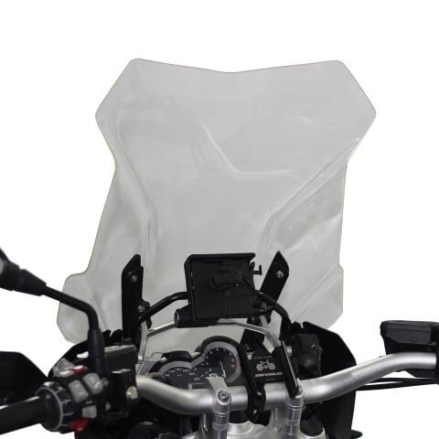 GP Kompozit BMW R 1200 GS / R 1250 GS 2013-2024 Uyumlu Ön Tur Camı Şeffaf