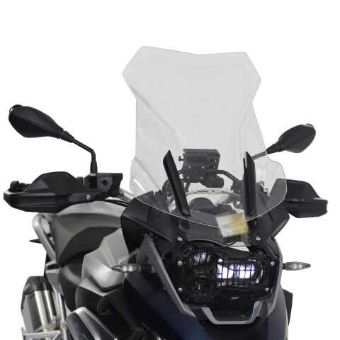 GP Kompozit BMW R 1200 GS / R 1250 GS 2013-2024 Uyumlu Ön Tur Camı Şeffaf