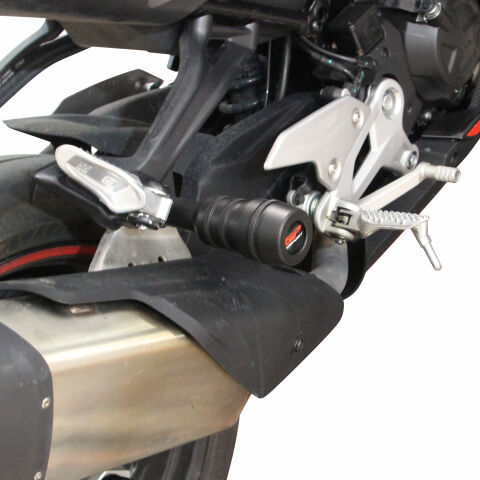 GP Kompozit CF Moto 450 SR 2023-2026 Uyumlu Egzoz Koruma Takozu Siyah