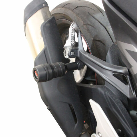 GP Kompozit CF Moto 450 SR 2023-2026 Uyumlu Egzoz Koruma Takozu Siyah