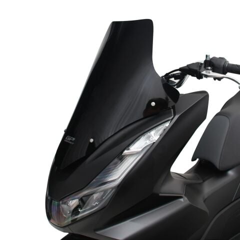 GP Kompozit Honda PCX 125 / 150 2021-2024 Uyumlu Spor Ön Cam Siyah