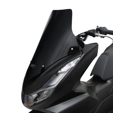 GP Kompozit Honda PCX 125 / 150 2021-2024 Uyumlu Spor Ön Cam Siyah