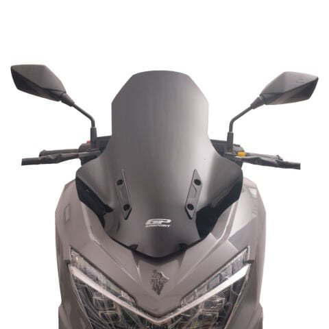 GP Kompozit Mondial Strada 125 2023-2025 Uyumlu Baskılı Ön Cam Siyah