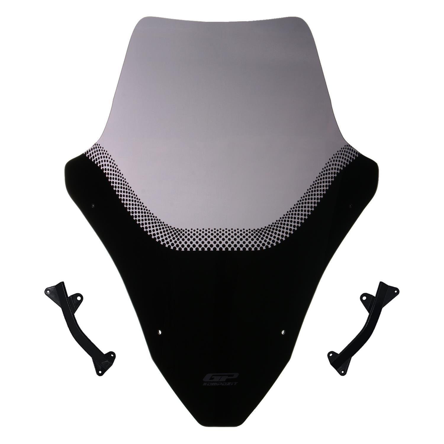 GP Kompozit Honda PCX 125 / 150 2021-2024 Uyumlu Spor Ön Cam Füme
