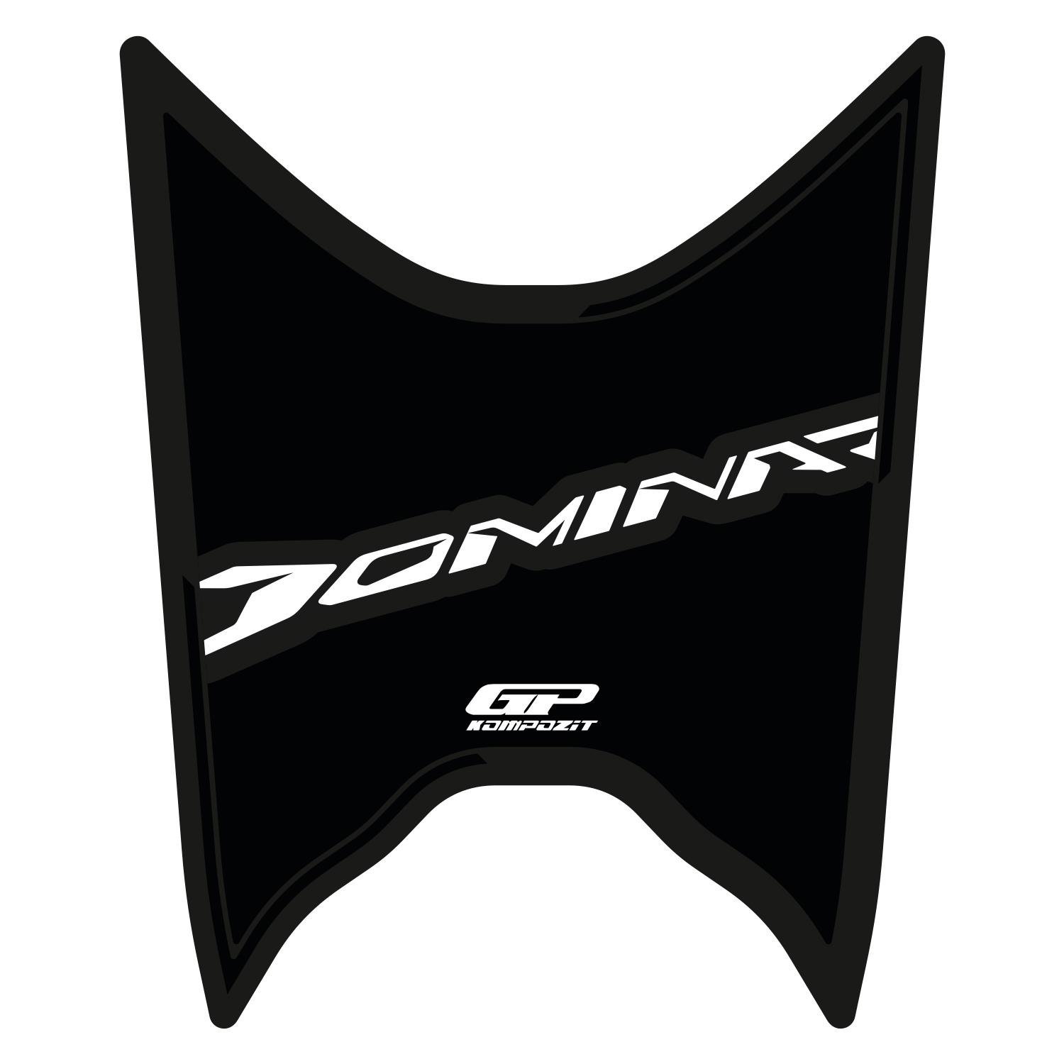 GP Kompozit Bajaj Dominar 250 / 400 2020-2026 Uyumlu Tank Pad Siyah