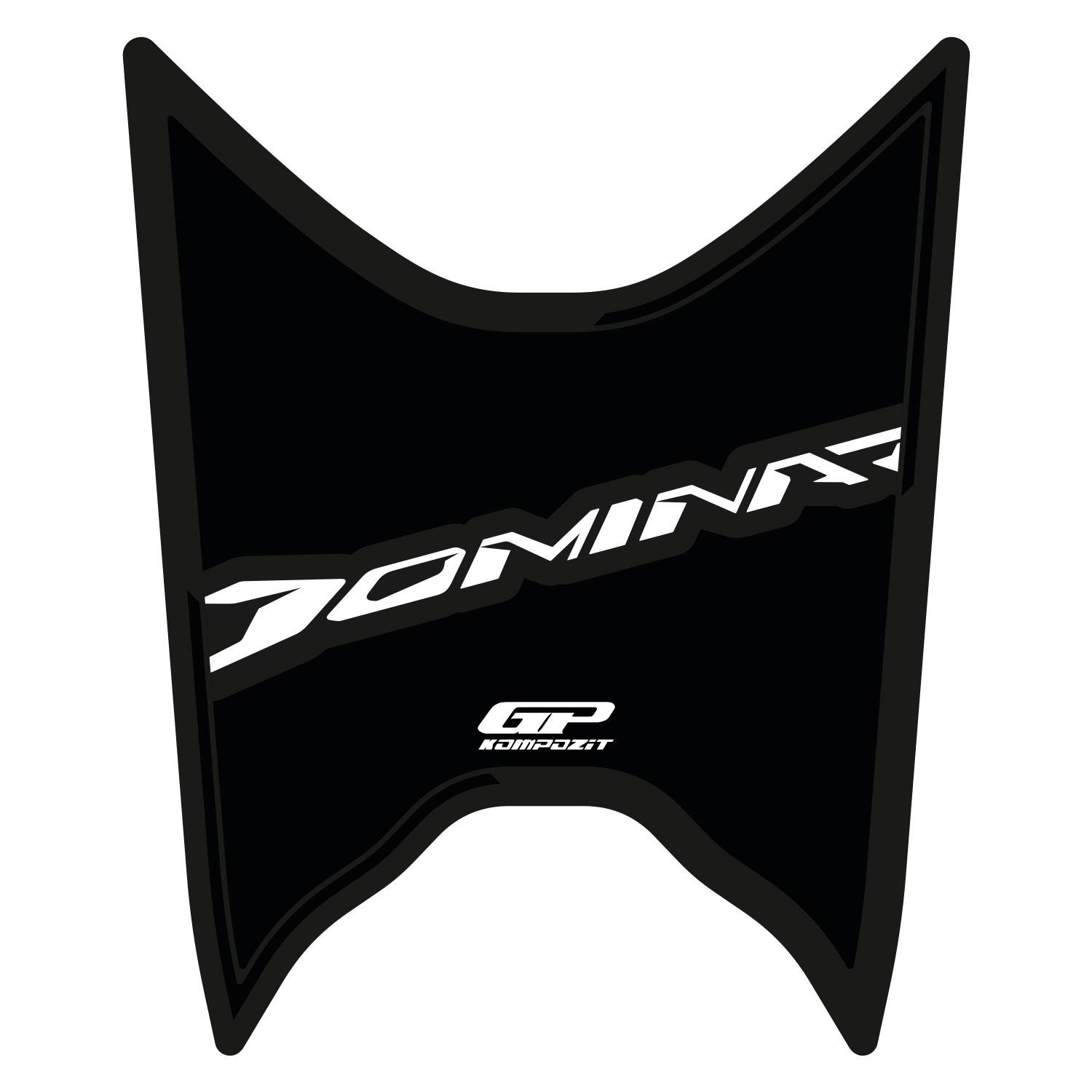 GP Kompozit Bajaj Dominar 250 / 400 2020-2026 Uyumlu Tank Pad Siyah