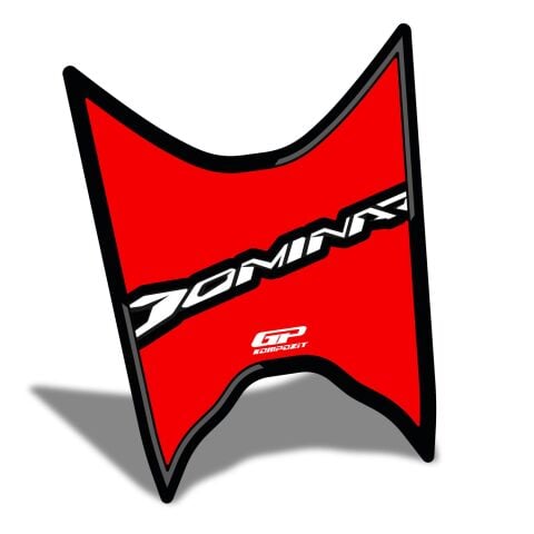 GP Kompozit Bajaj Dominar 250 / 400 2020-2026 Uyumlu Tank Pad Kırmızı