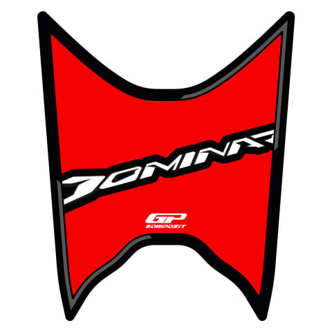 GP Kompozit Bajaj Dominar 250 / 400 2020-2026 Uyumlu Tank Pad Kırmızı