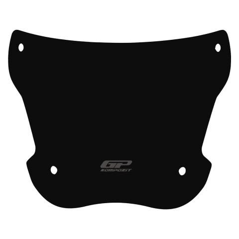 GP Kompozit Honda SH 125i 2020-2026 Uyumlu Ön Cam Siyah