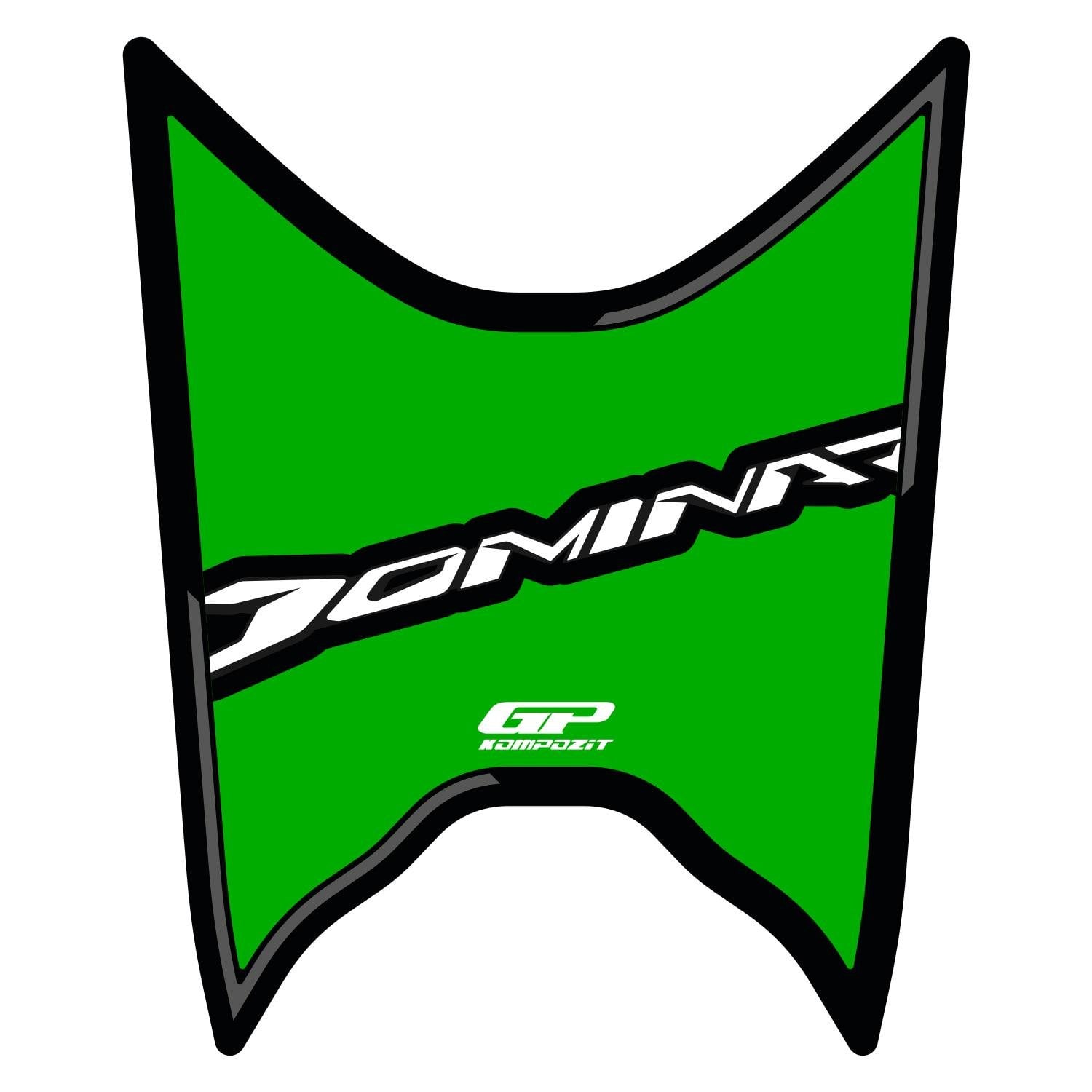 GP Kompozit Bajaj Dominar 250 / 400 2020-2026 Uyumlu Tank Pad Yeşil