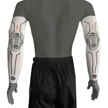 GP Kompozit Universal Motosiklet Kolluk Beyaz