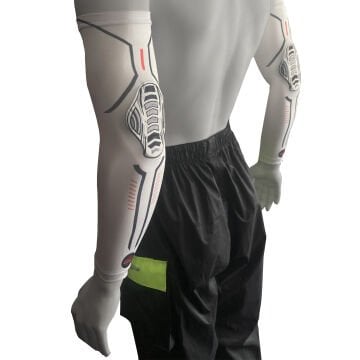 GP Kompozit Universal Motosiklet Kolluk Beyaz