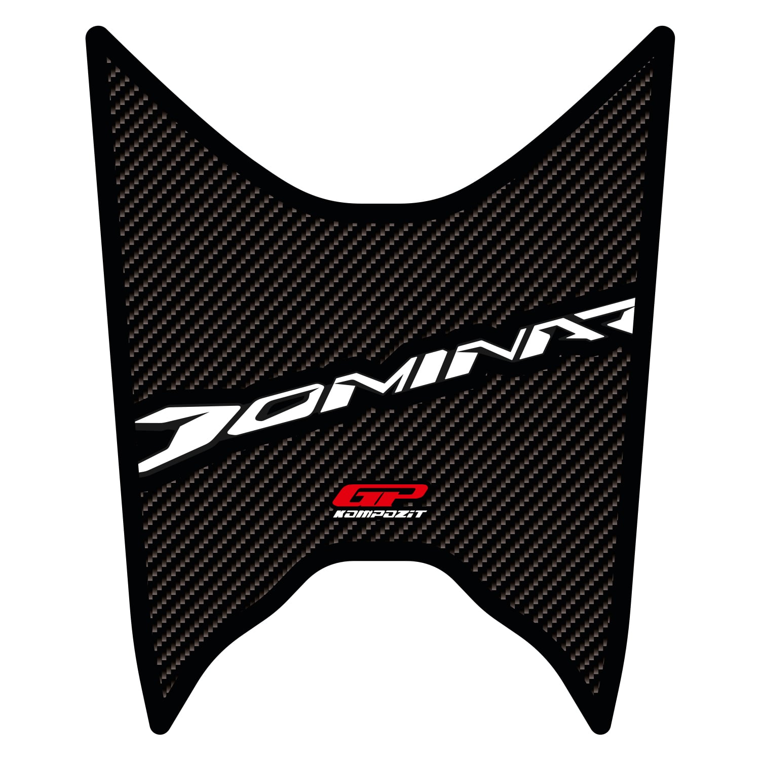GP Kompozit Bajaj Dominar 250 / 400 2020-2026 Uyumlu Tank Pad Karbon
