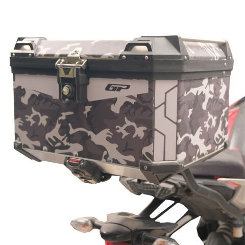 GP Kompozit DSN01 Universal 45 lt Desenli Alüminyum Motosiklet Çantası