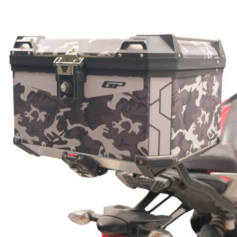 GP Kompozit DSN01 Universal 45 lt Desenli Alüminyum Motosiklet Çantası